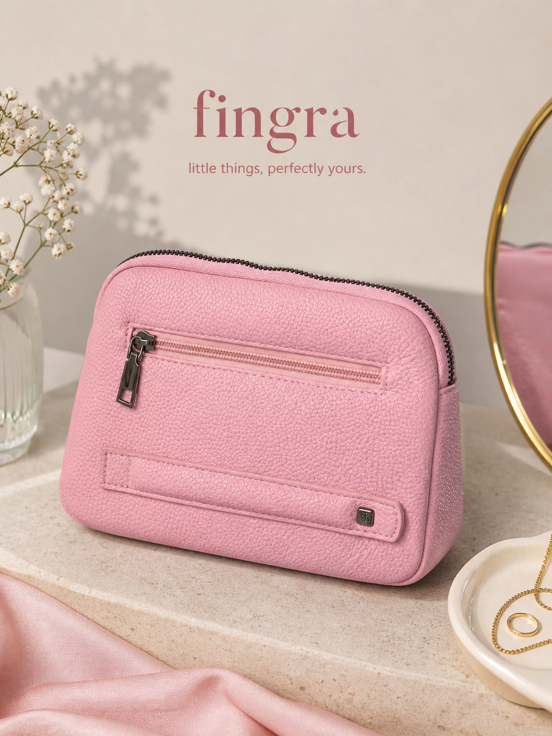 Fingerprint Lock Ladies Handbag | Anti-Theft Smart Purse